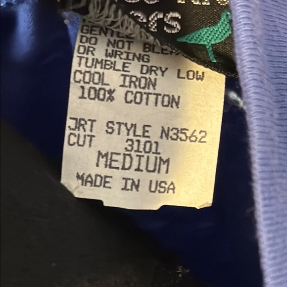 James River Traders Women’s Medium Chic 3/4 Sleeve Blue Dress - Picture 3 of 5